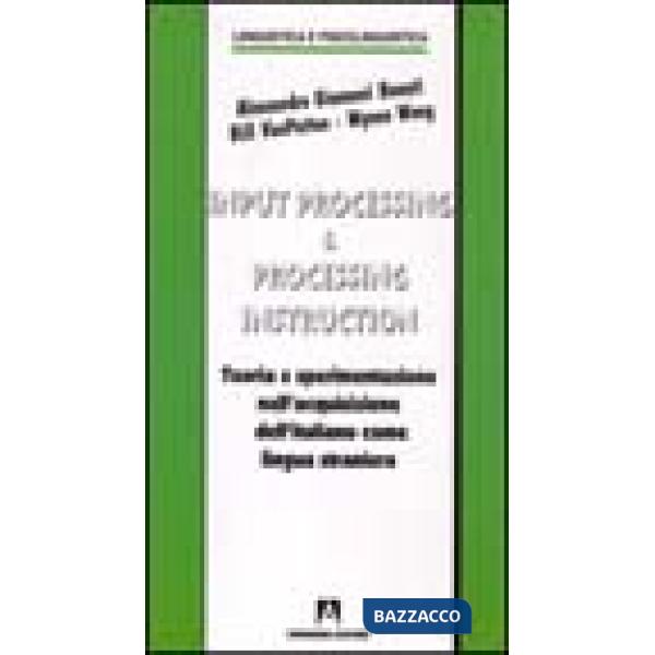 Input processing e processing instruction