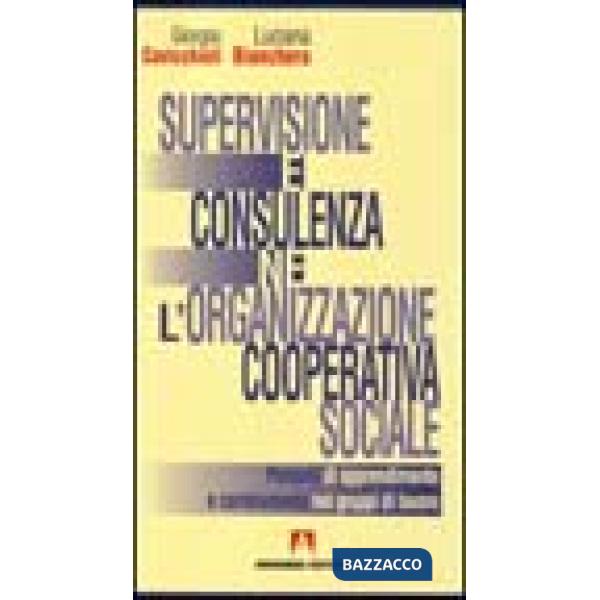 Supervisione e consulenza nell'organizzazione cooperativa sociale
