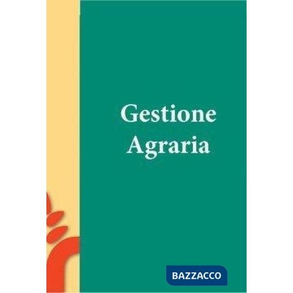 GESTIONE AGRARIA LIBRO DIGITALE