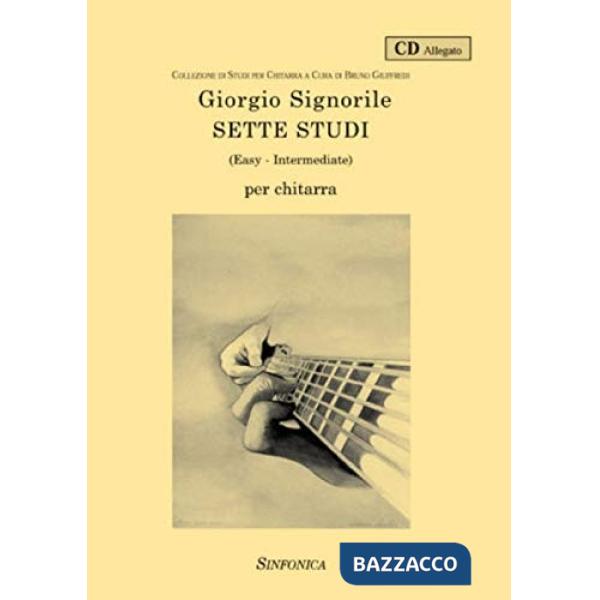 7 studi per chitarra+cd