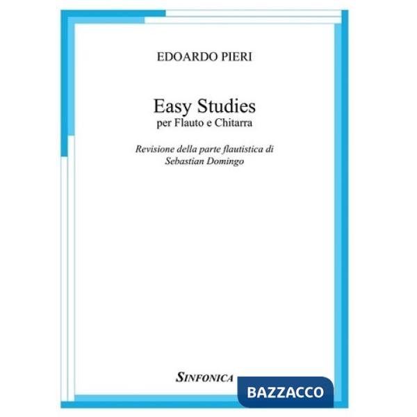 Easy studies. Per flauto e chitarra. Metodo