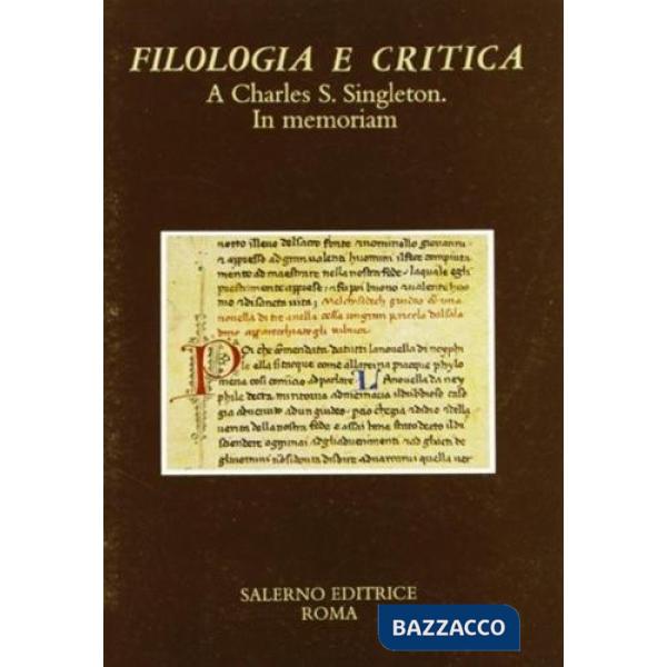 A Charles S. Singleton. In memoriam