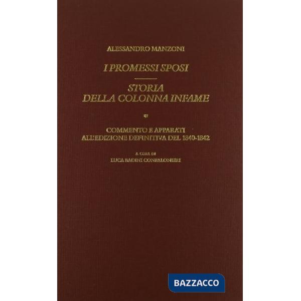 Promessi sposi-Storia della colonna infame (I)