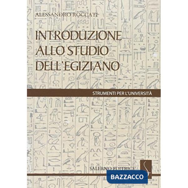 Introduzione allo studio dell'egiziano