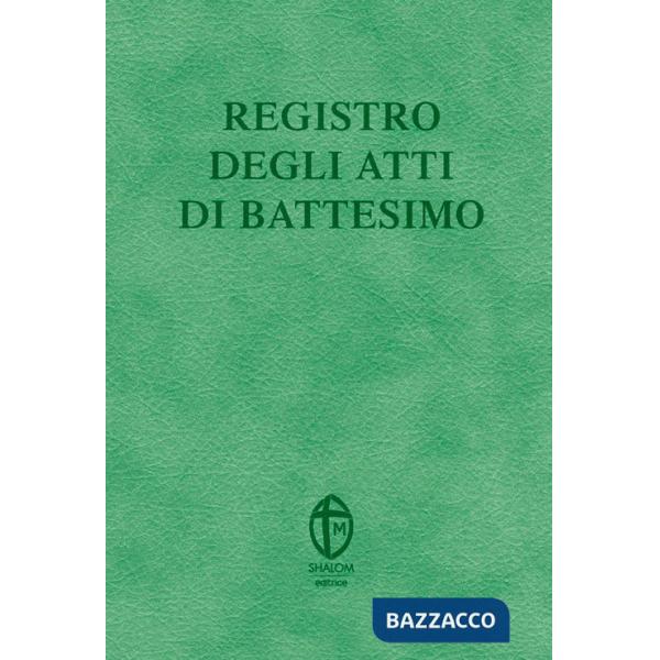 Registro degli atti di Battesimo
