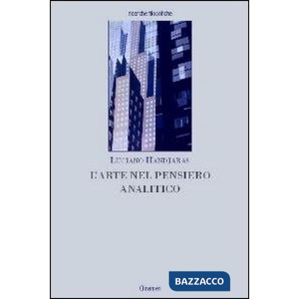Arte nel pensiero analitico (L')