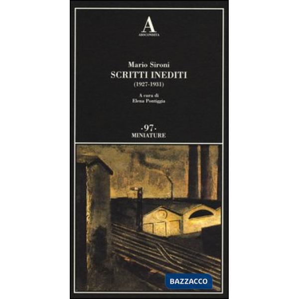 Scritti inediti (1927-1931)