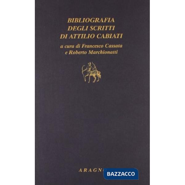 Bibliografia degli scritti di Attilio Cabiati