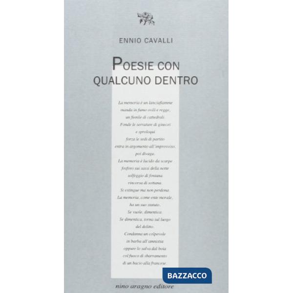 Poesie con qualcuno dentro