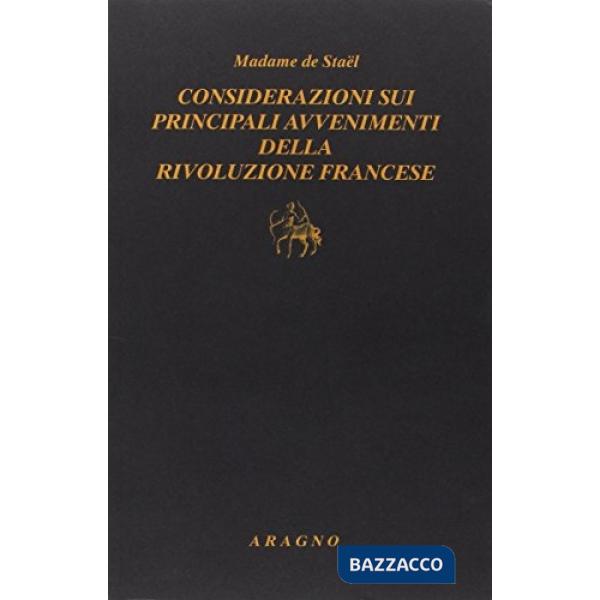 Considerazioni sui principali avvenimenti della Rivoluzione francese
