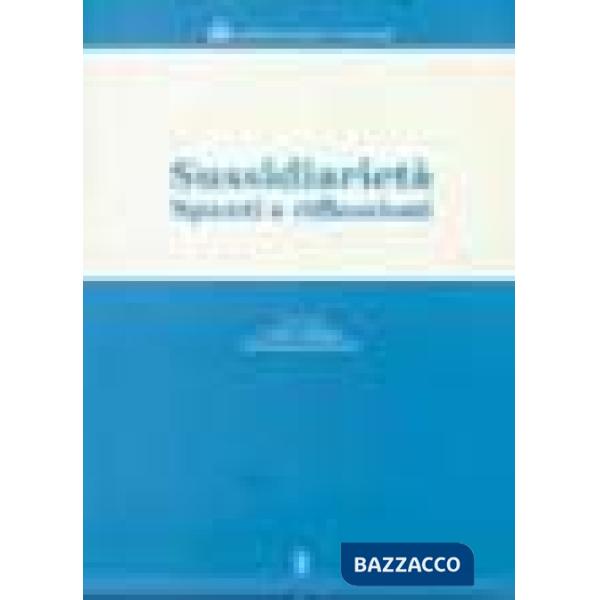 Sussidiarietà. Spunti e riflessioni