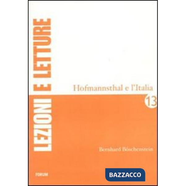 Hofmannsthal e l'Italia