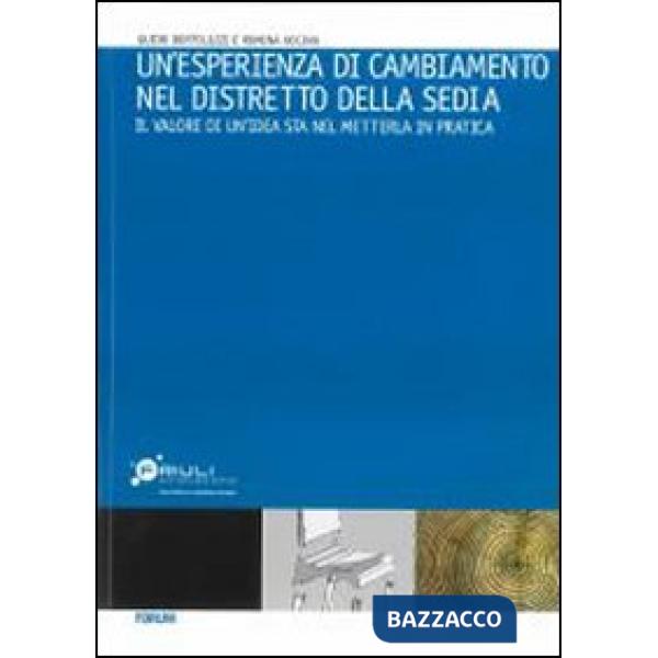 Esperienza di cambiamento nel distretto della sedia. Il valore di un'idea sta ne