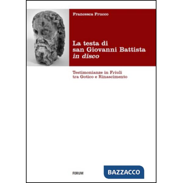 Testa di San Giovanni Battista in disco