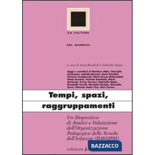 Tempi, spazi, raggruppamenti. Un dispositivo di analisi e valutazione dell'organizzazione pedagogica della scuola dell'infanzia 