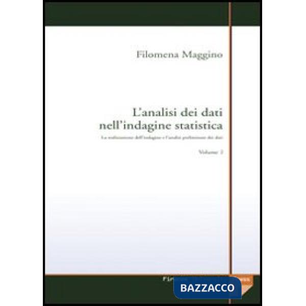 Analisi dei dati nell'indagine statistica (L'). Vol. 2: L'esplorazione dei dati e la validazione dei risultati