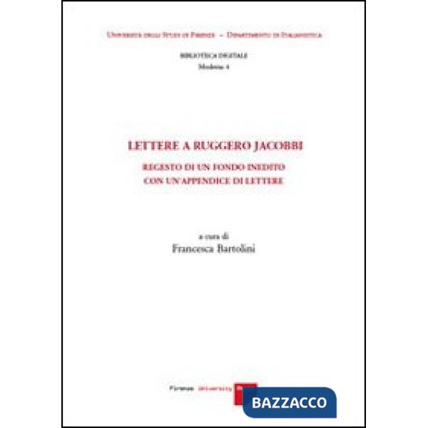 Lettere a Ruggero Jacobbi. Regesto di un fondo inedito con un'appendice di lettere