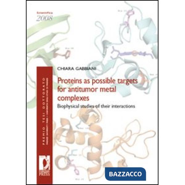 Proteins as possible targets for antitumor metal complexes. Biophysical studies 