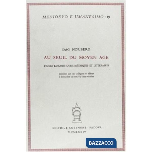 Au seuil du Moyen Age