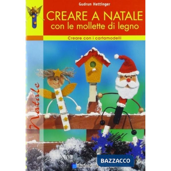 Creare a Natale con le mollette di legno