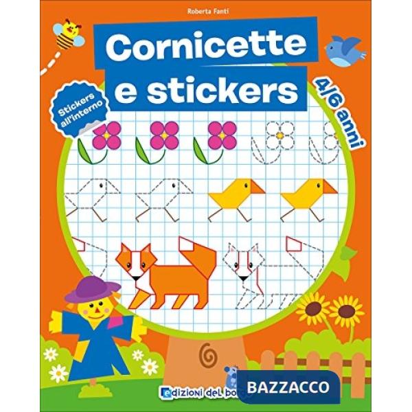 Cornicette e stickers. Con adesivi