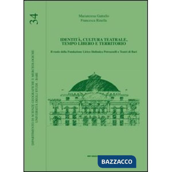 Identità, cultura teatrale, tempo libero e territorio