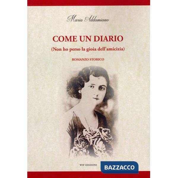 Come un diario. (Non ho perso la gioia dell'amicizia)