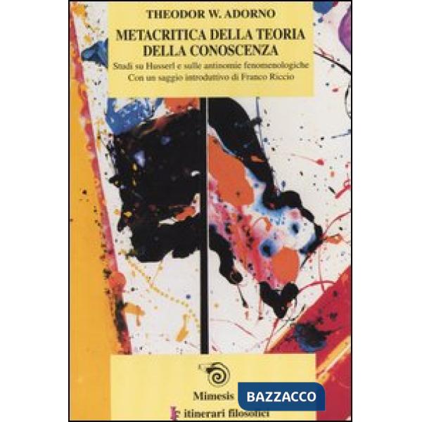 Metacritica della teoria della conoscenza. Studi su Husserl e sulle antinomie fe