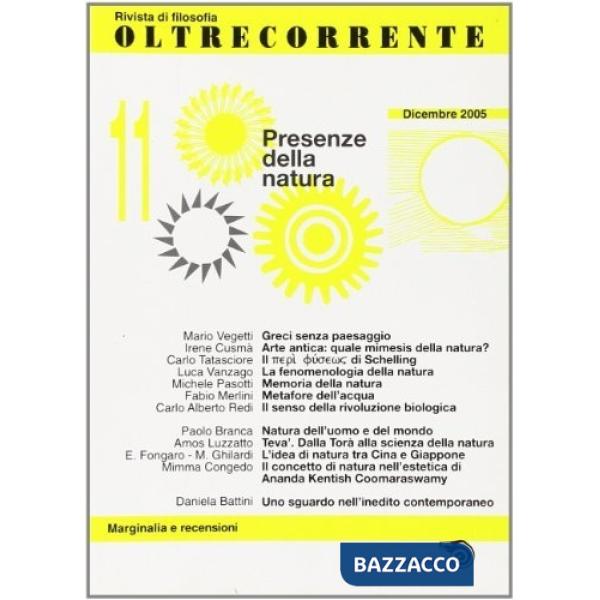 Oltrecorrente. Vol. 11: Presenze della natura.