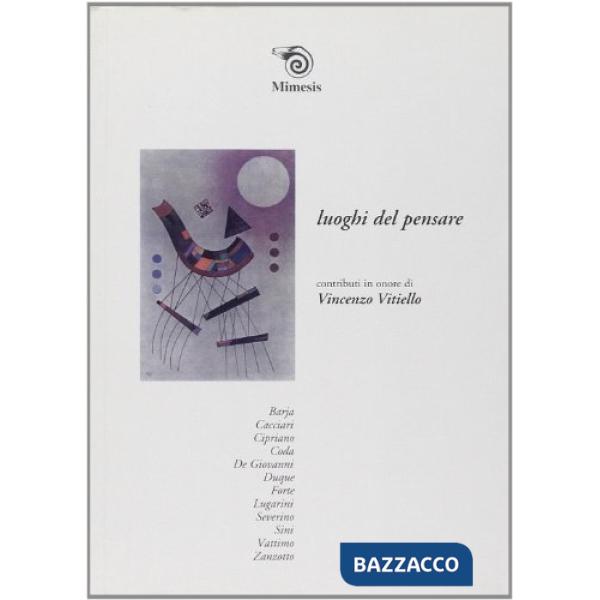 Luoghi del pensare. Contributi in onore di Vincenzo Vitiello