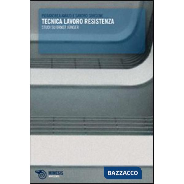 Tecnica, lavoro e resistenza. Studi su Ernst Jünger