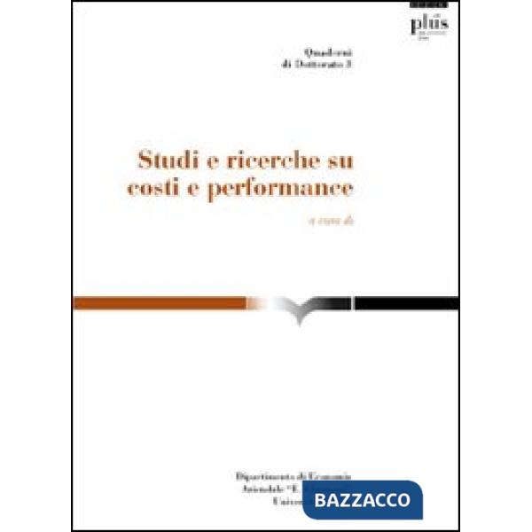 Studi e ricerche su costi e performance
