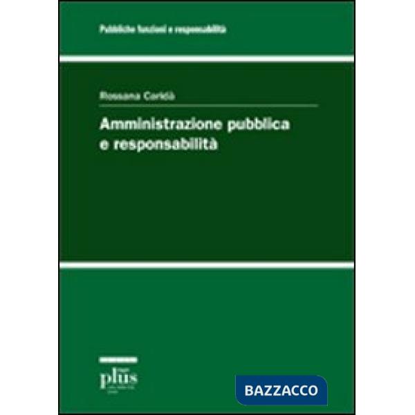Amministrazione pubblica e responsabilità