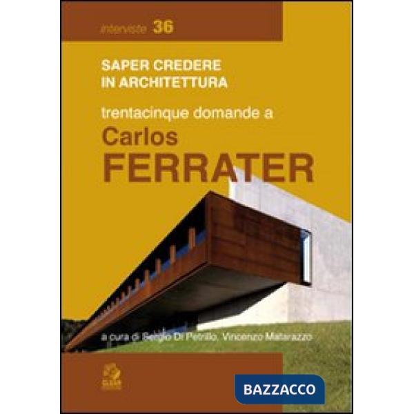 Trentacinque domande a Carlos Ferrater