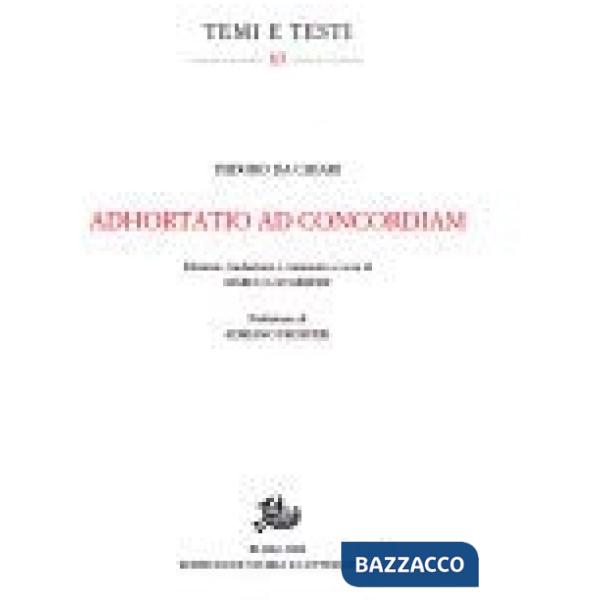 Adhortatio ad concordiam