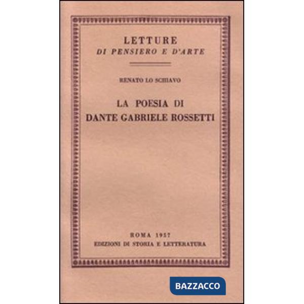 Poesia di Dante Gabriele Rossetti (La)