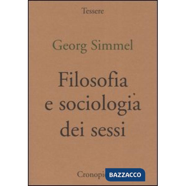 Filosofia e sociologia dei sessi