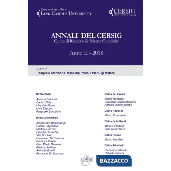 Annali del Cersig. Anno II (2018)