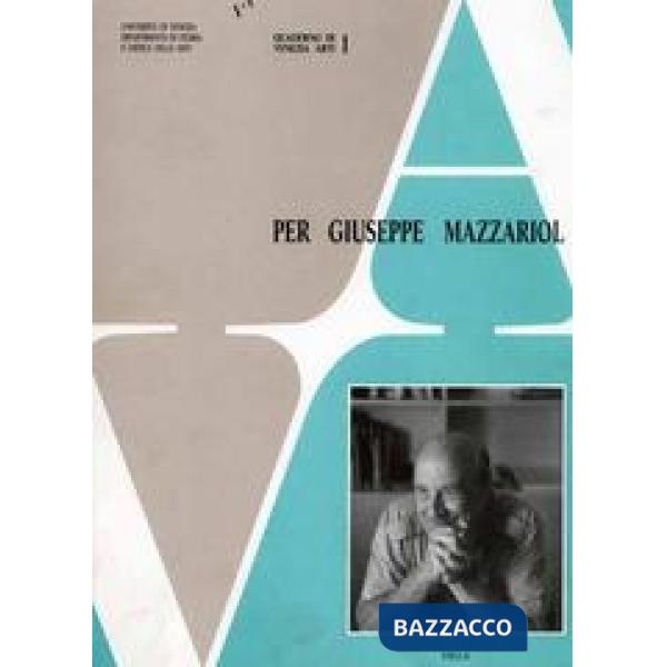 Per Giuseppe Mazzariol