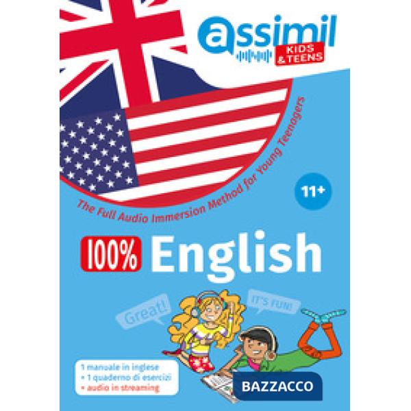 100% English. The Full Audio Immersion Method