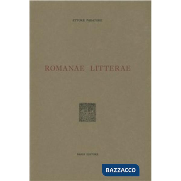 Romanae litterae
