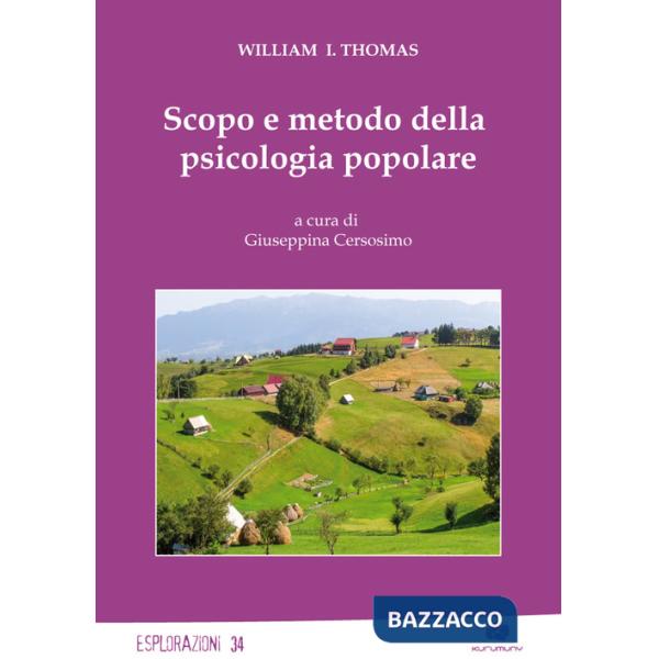 Scopo e metodo della psicologia popolare