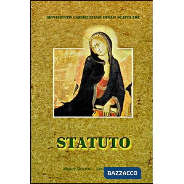 Statuto MCS. Movimento carmelitano dello scapolare