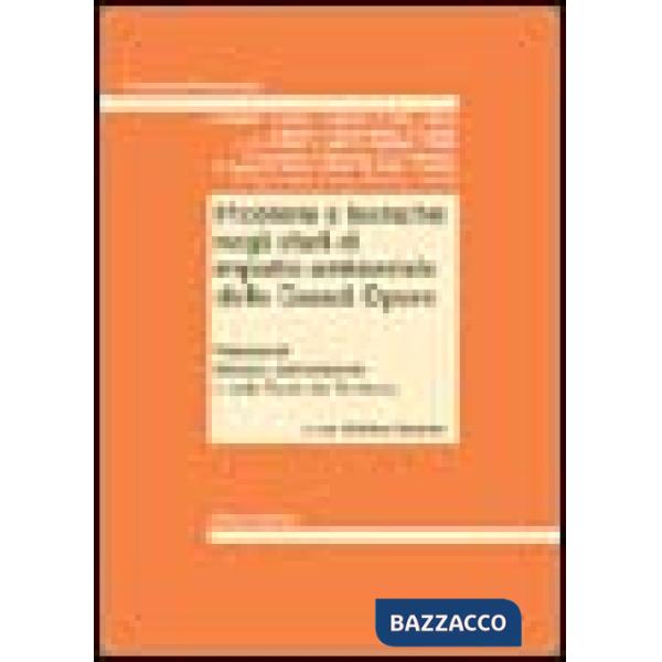 Problemi e tecniche negli studi di impatto ambientale delle grandi opere