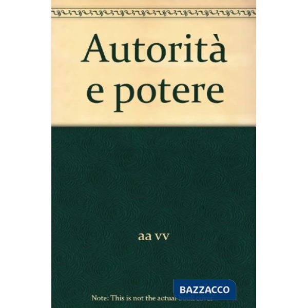Autorità e potere