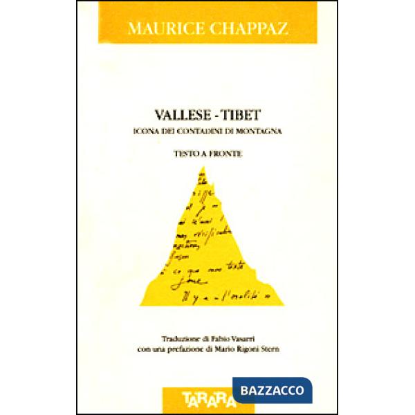 Vallese-Tibet. Icona dei contadini di montagna. Testo a fronte