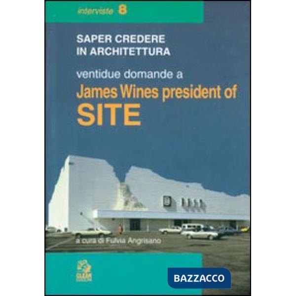 Ventidue domande a James Wines president of SITE