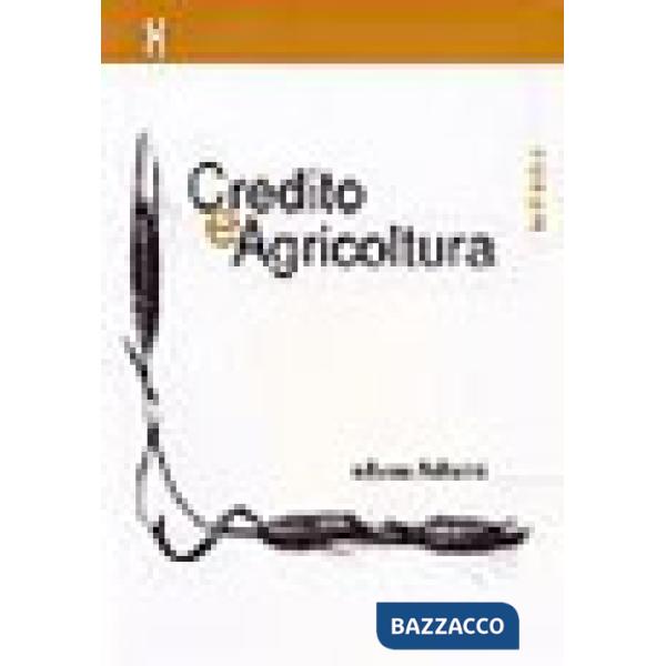 Credito e agricoltura