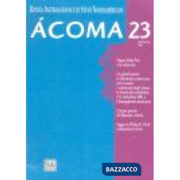 Acoma. Rivista internazionale di studi nordamericani. Vol. 23