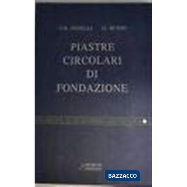 Piastre circolari di fondazione. Con floppy disk